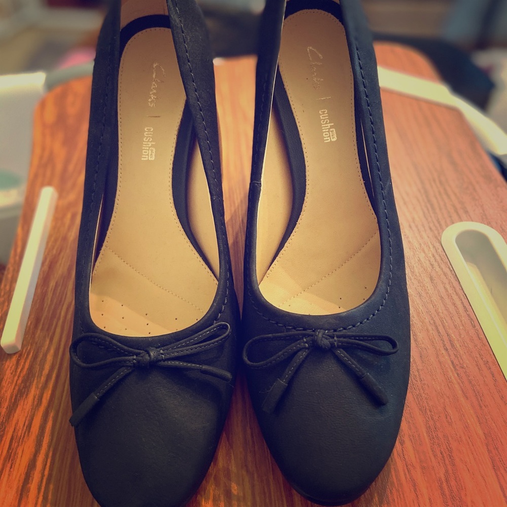 Clark Plus Cushion comfort heels